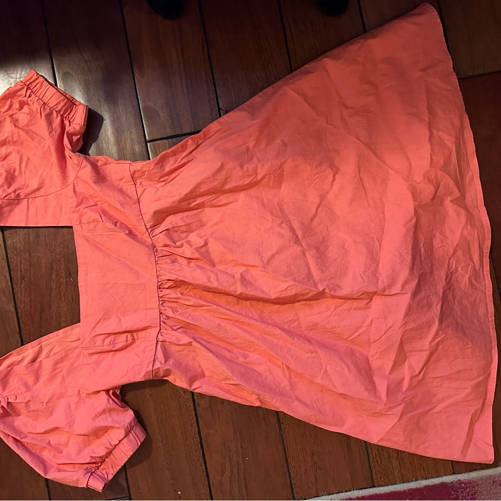 Wild Fable Coral Smocked Dress